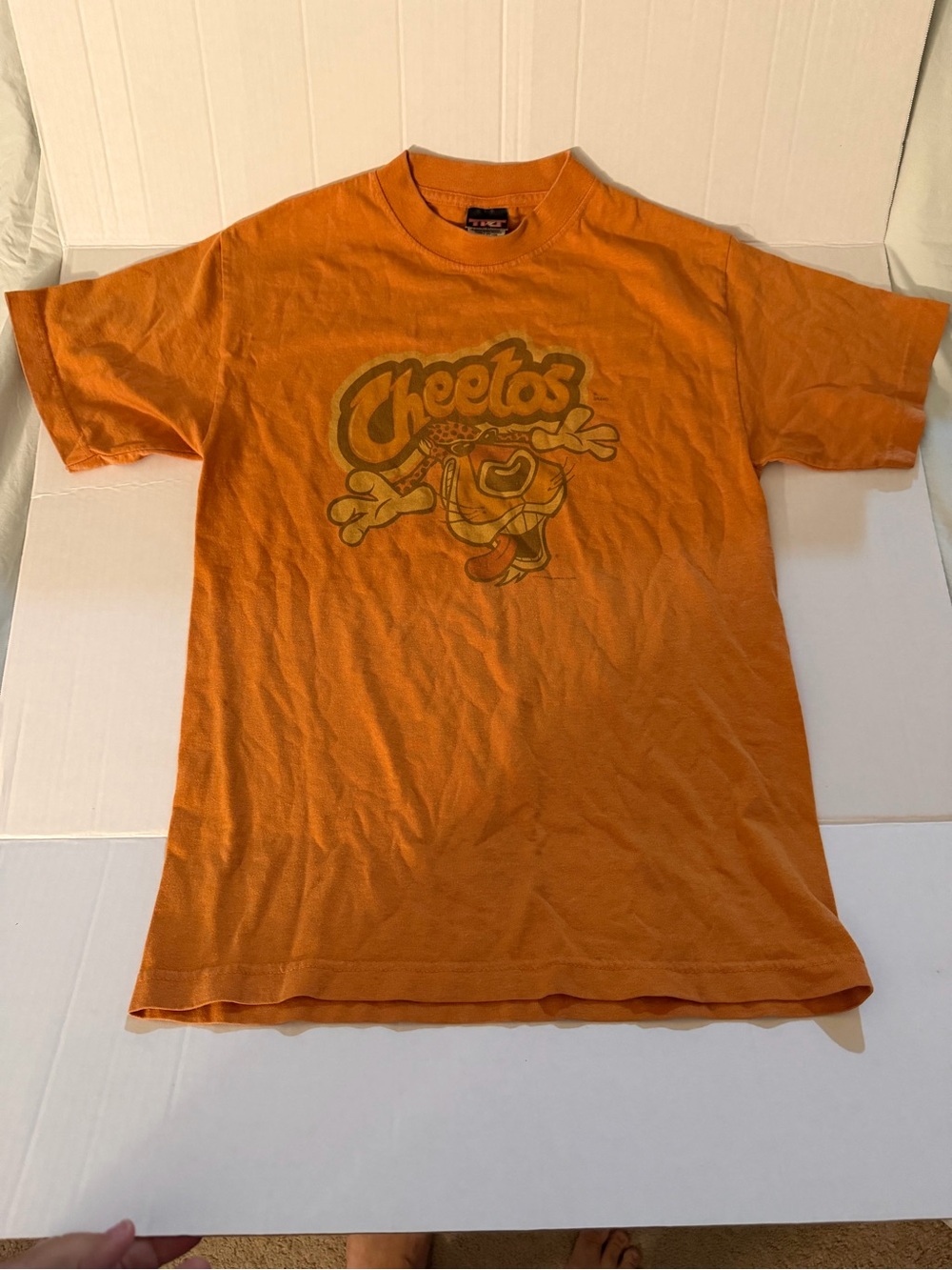 #205 Cheetos Orange Short Sleeve Men’s T-Shirt